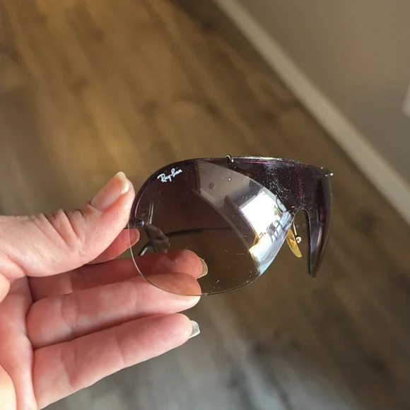 Ray-Ban Womens Purple Gradient Sunglasses   RB 3274 004/13 dk silver Frame H8749 Ray-Ban Womens Purple Gradient SunglassesRB 3274 004/13 dk  main image 2